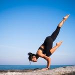 Yoga at the beach